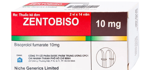 Thuốc Zentobiso 10mg Niche Generics điều trị suy tim mãn tính ổn định (2 vỉ x 14 viên)